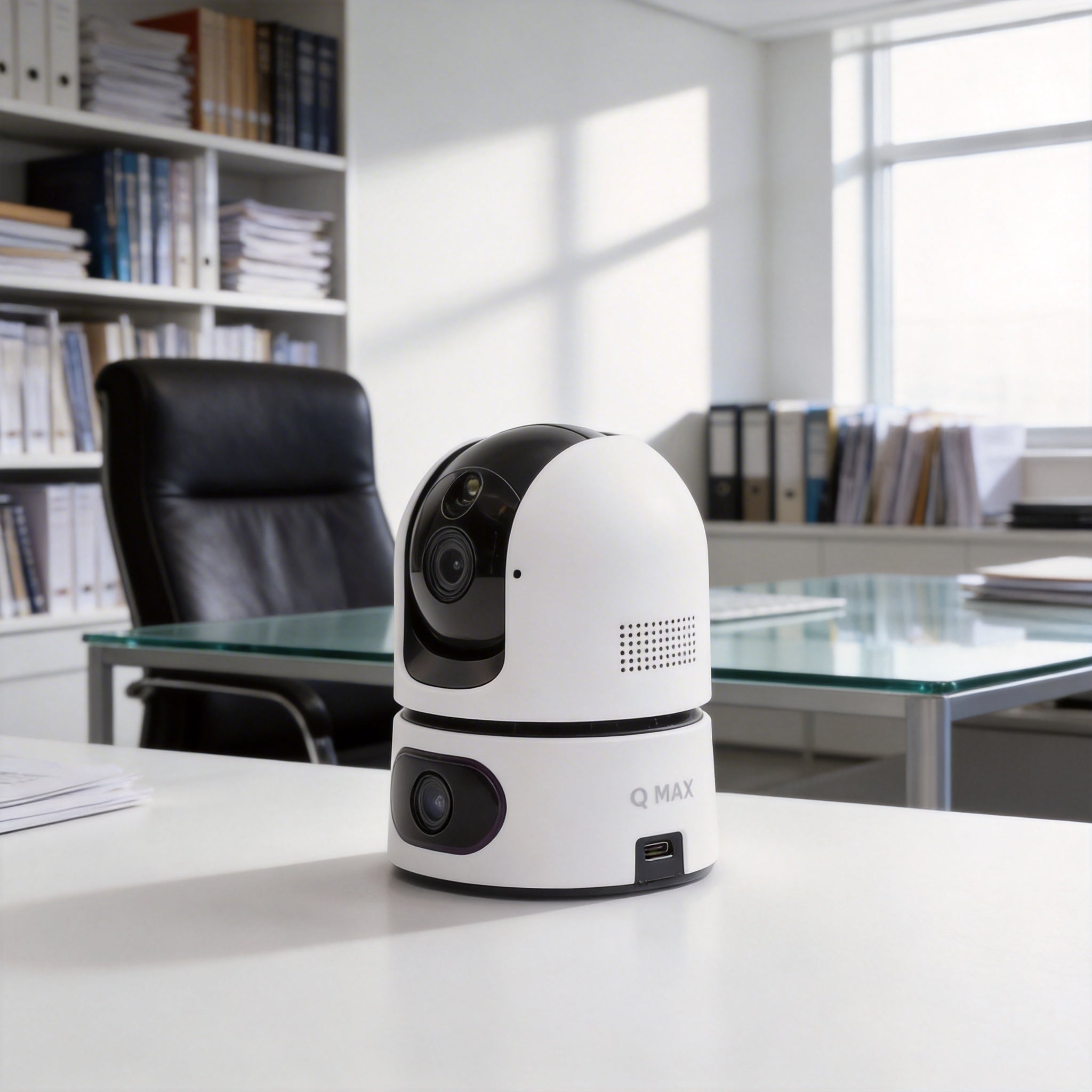 AQ MAX Dual-Lens Pan-Tilt Security Camera