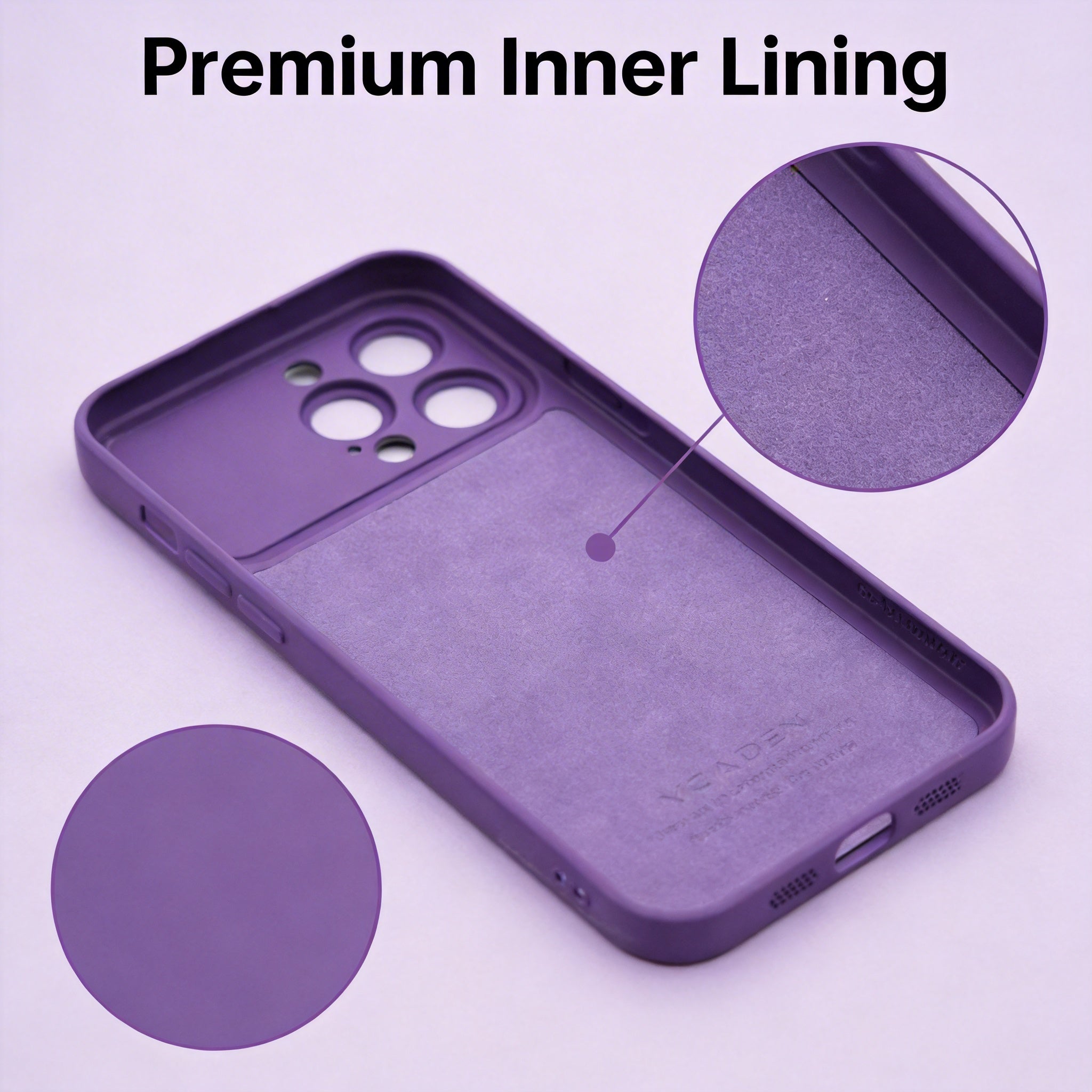 AQ MAX Purple Matte Phone Case