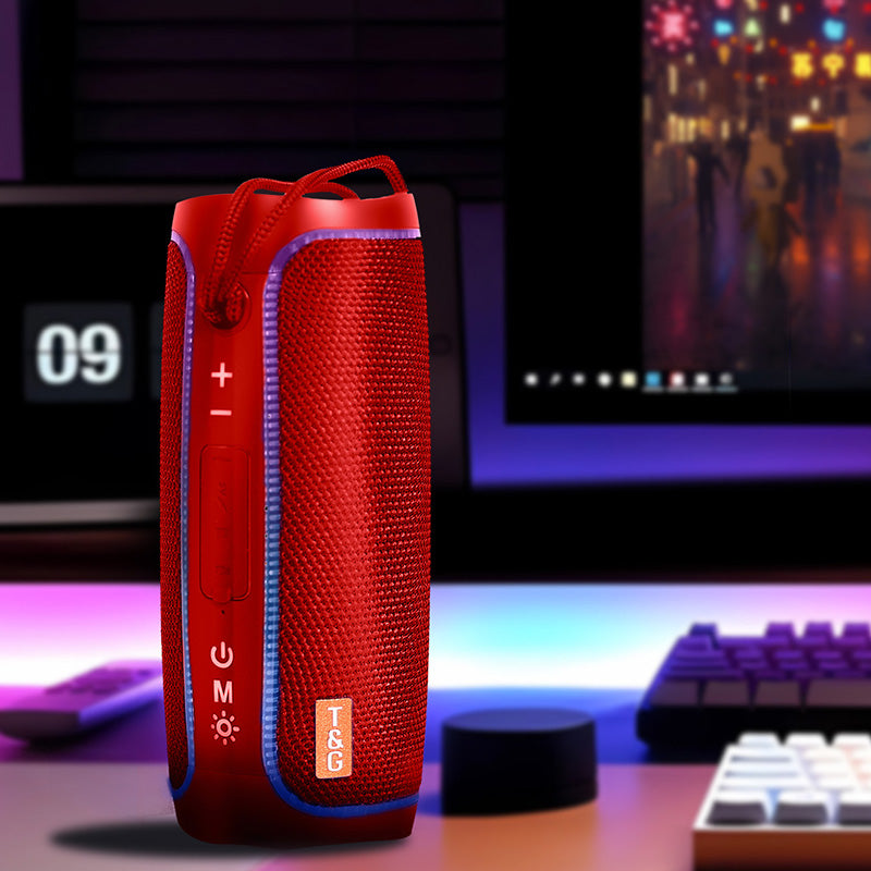 Light bar Speaker with thin Strap