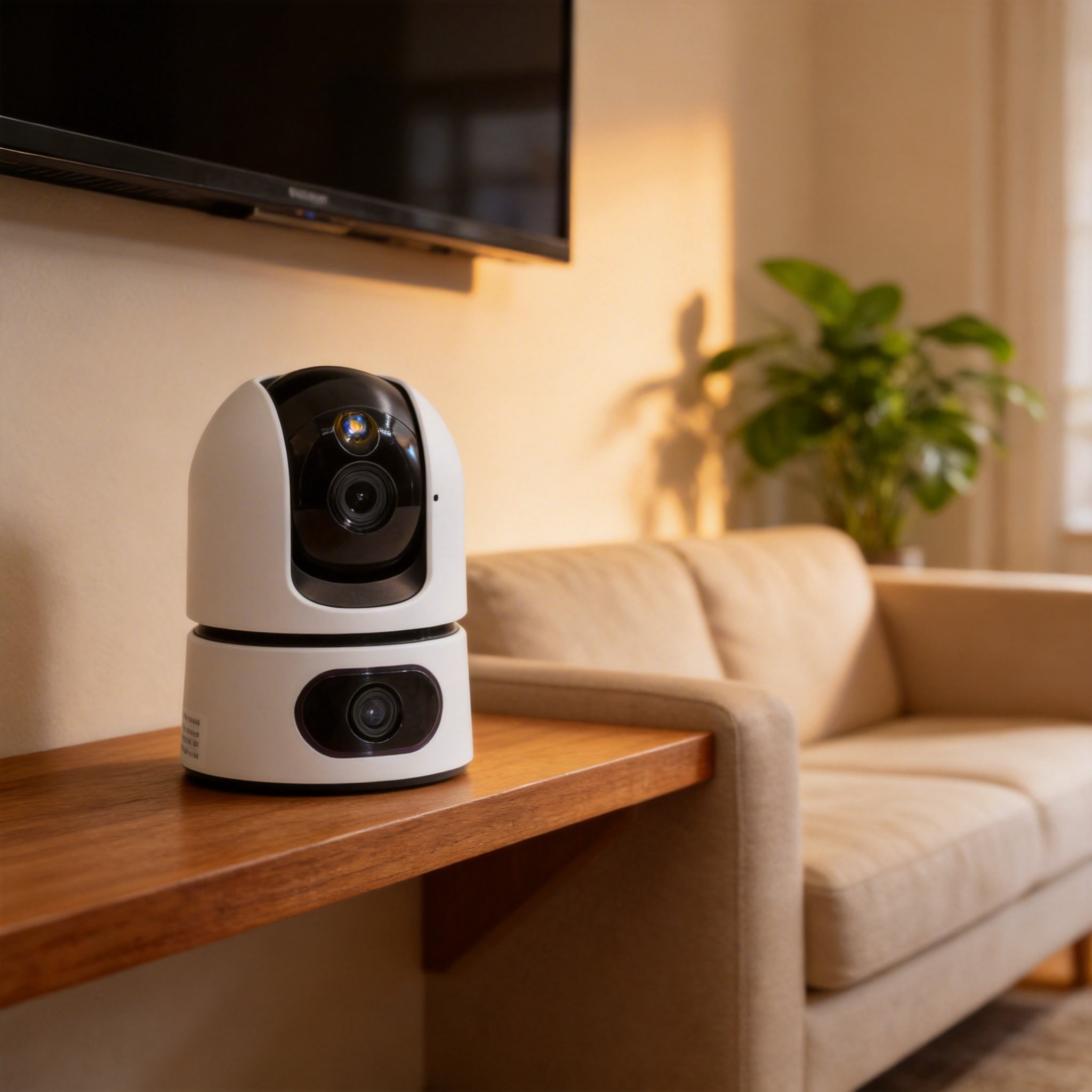 AQ MAX Dual-Lens Pan-Tilt Security Camera